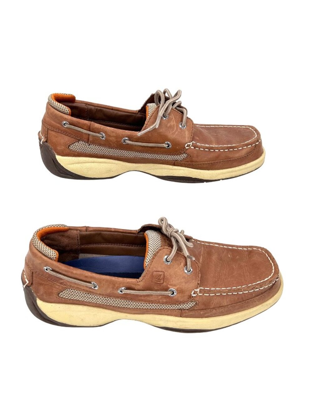 SPERRY TOP SIDER LEATHER MEN'S SHOES - 13M